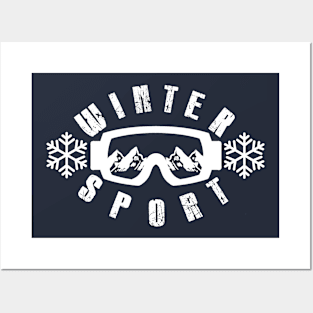 Winter sports Posters and Art